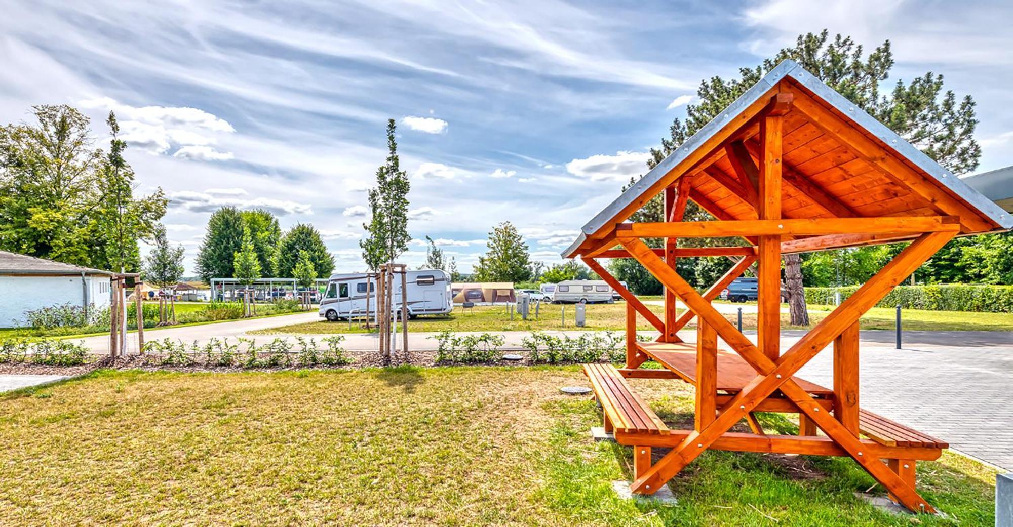 Stroamcamp Schwedt Appartement Buitenkant foto